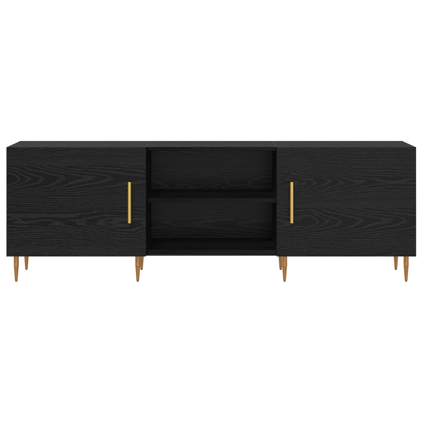 TV ormar Crni hrast 150 x 30 x 50 cm Konstruirano drvo
