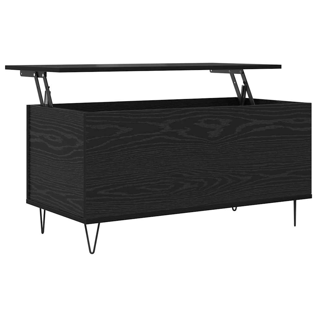 Stolić za kavu Crni hrast 90 x 44.5 x 45 cm Konstruirano drvo