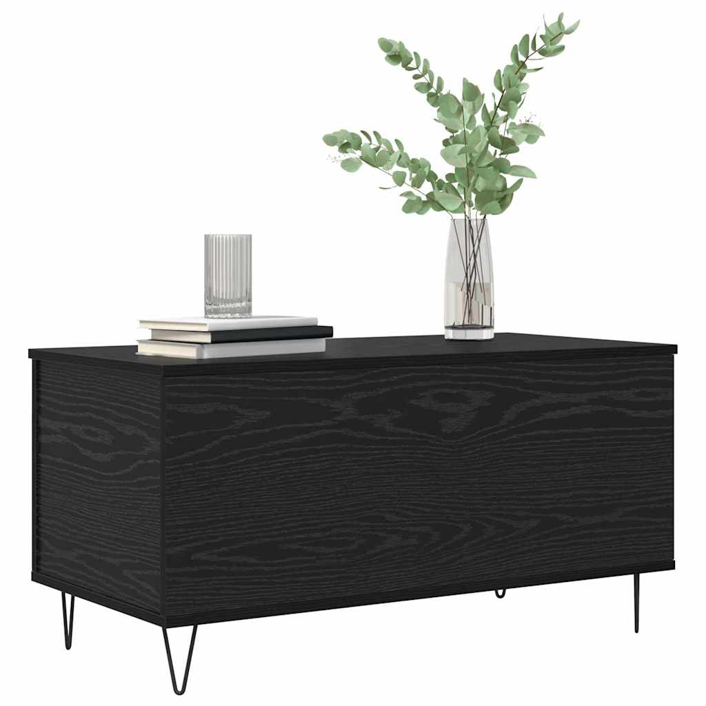 Stolić za kavu Crni hrast 90 x 44.5 x 45 cm Konstruirano drvo
