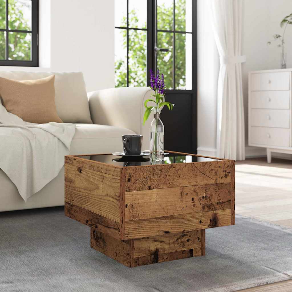 Bocni stol Staro drvo 40 x 40 x 30 cm Konstruirano drvo
