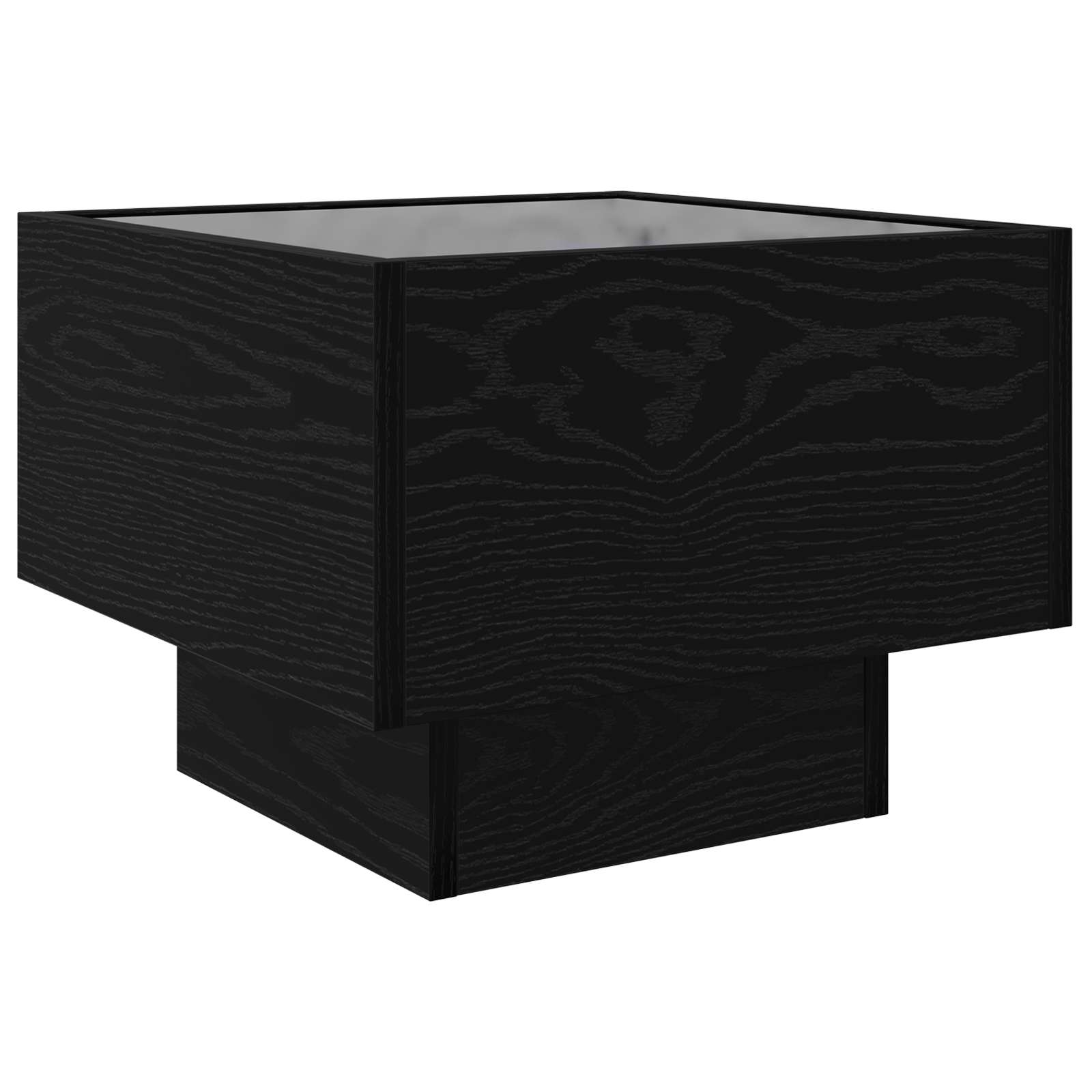 Bocni stol Crni hrast 40 x 40 x 30 cm Konstruirano drvo