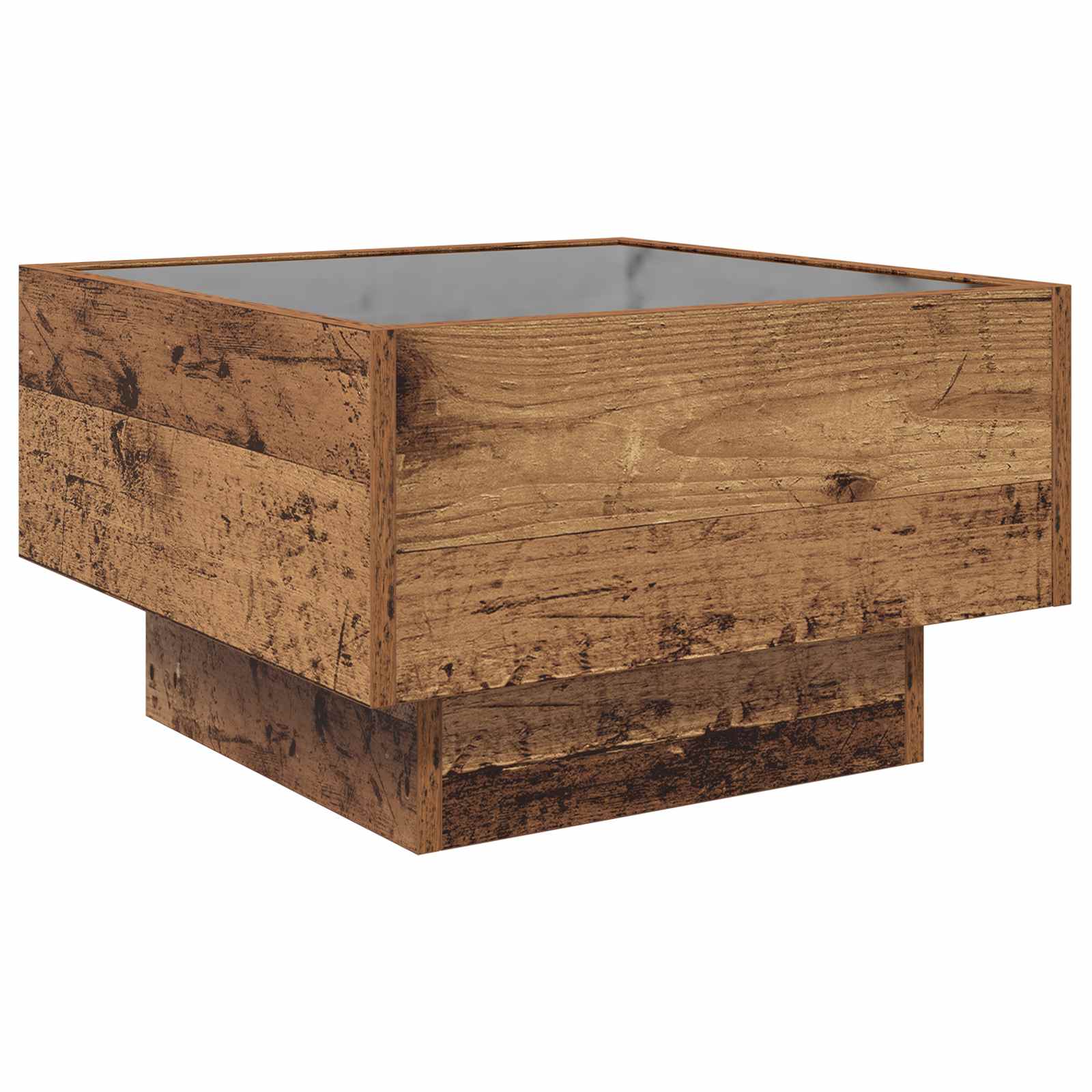 Bocni stol Staro drvo 50 x 50 x 30 cm Konstruirano drvo