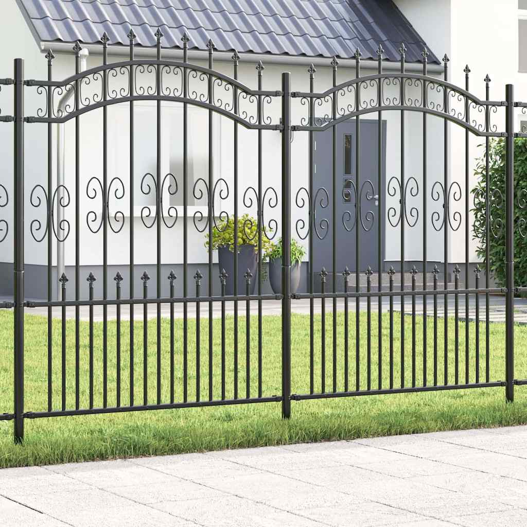 Vrtna Ograda KAMPEN 240 x 202,5 cm Mesh Siva