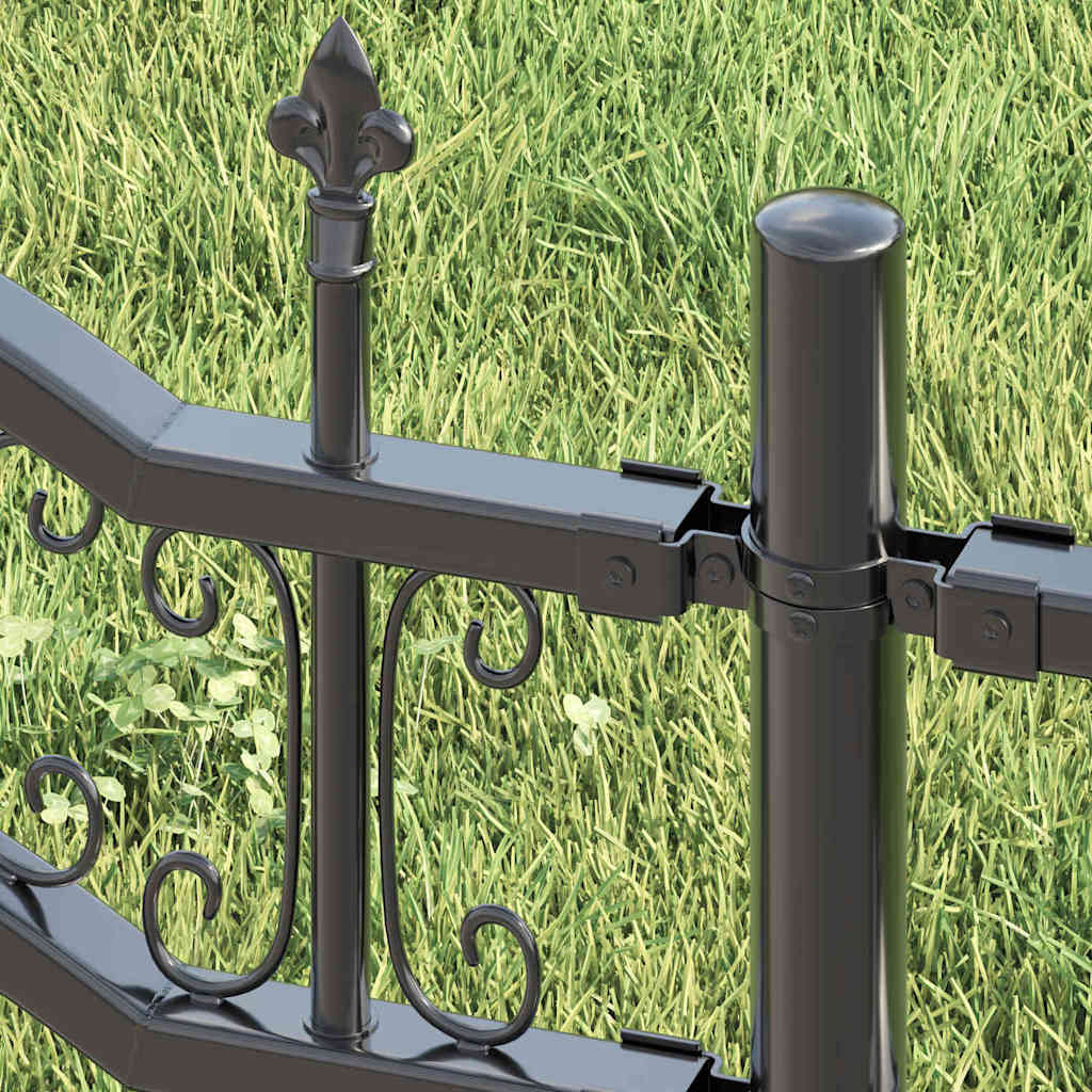 Vrtna Ograda KAMPEN 240 x 228 cm Mesh Siva