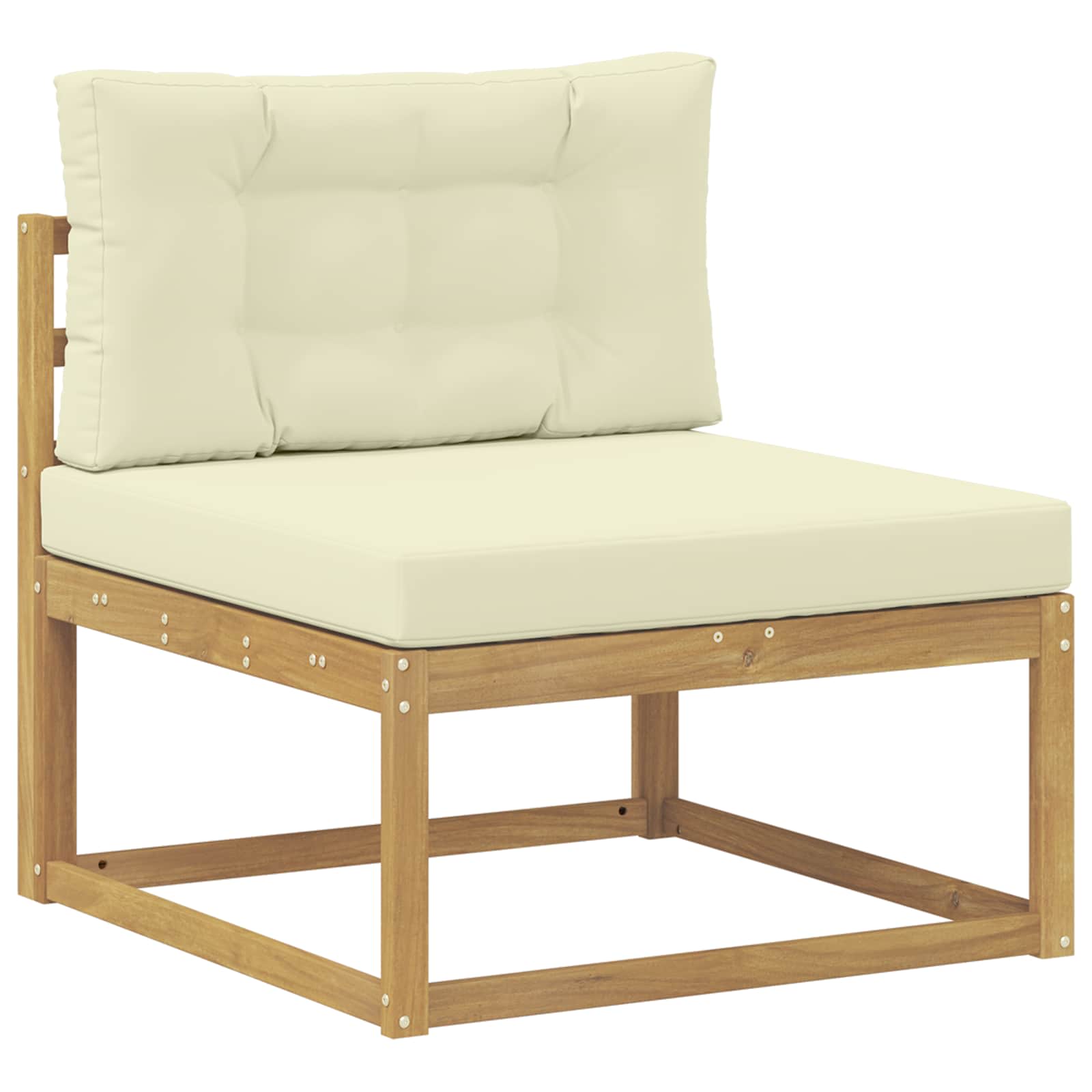 Set vanjskih sofa 4 kom. Bijela i krem
