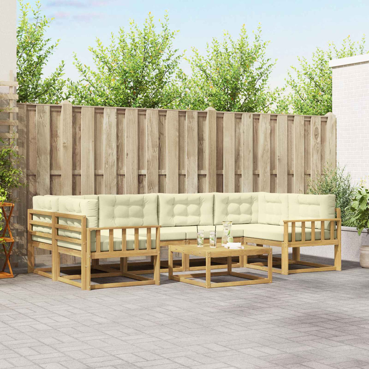 Set vanjskih sofa 7 pcs