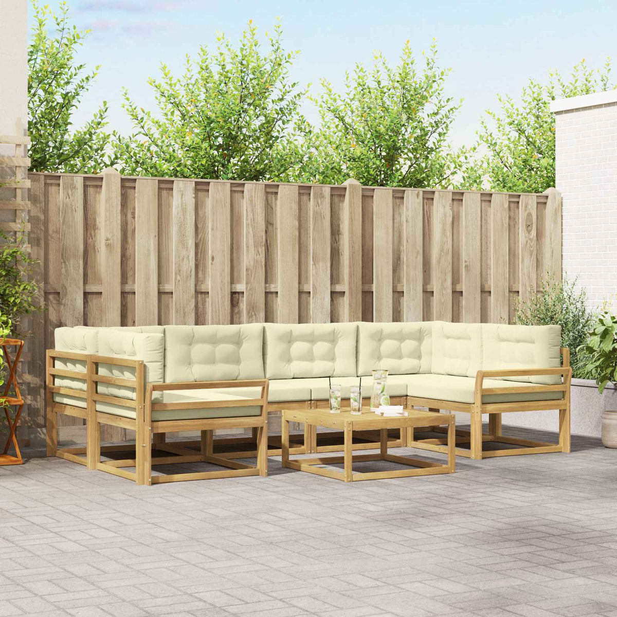 Set vanjskih sofa 7 pcs