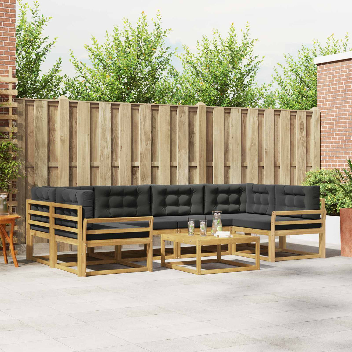 Set vanjskih sofa 7 pcs