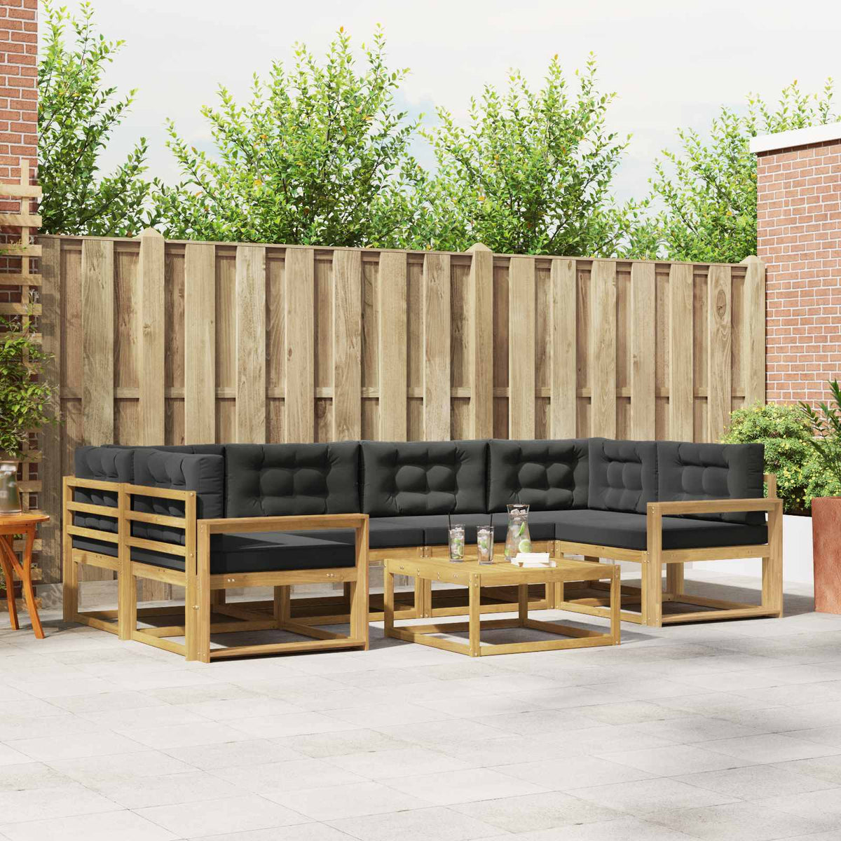 Set vanjskih sofa 7 pcs