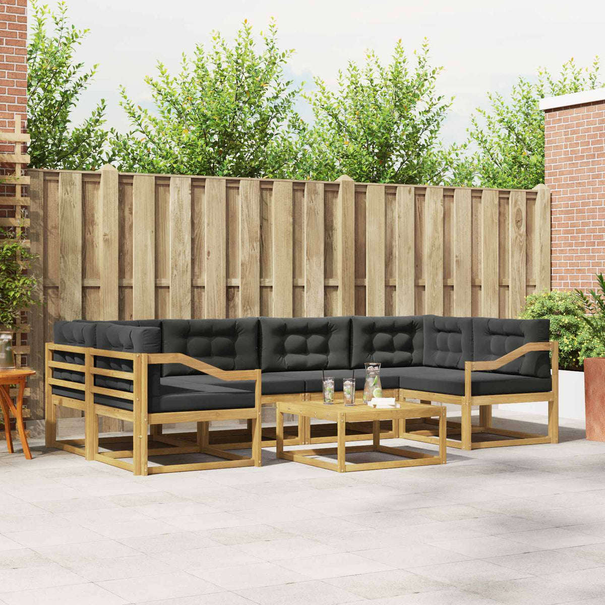 Set vanjskih sofa 7 pcs