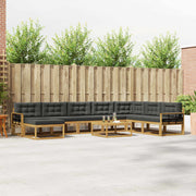 Set vanjskih sofa 9 kom. Poliester