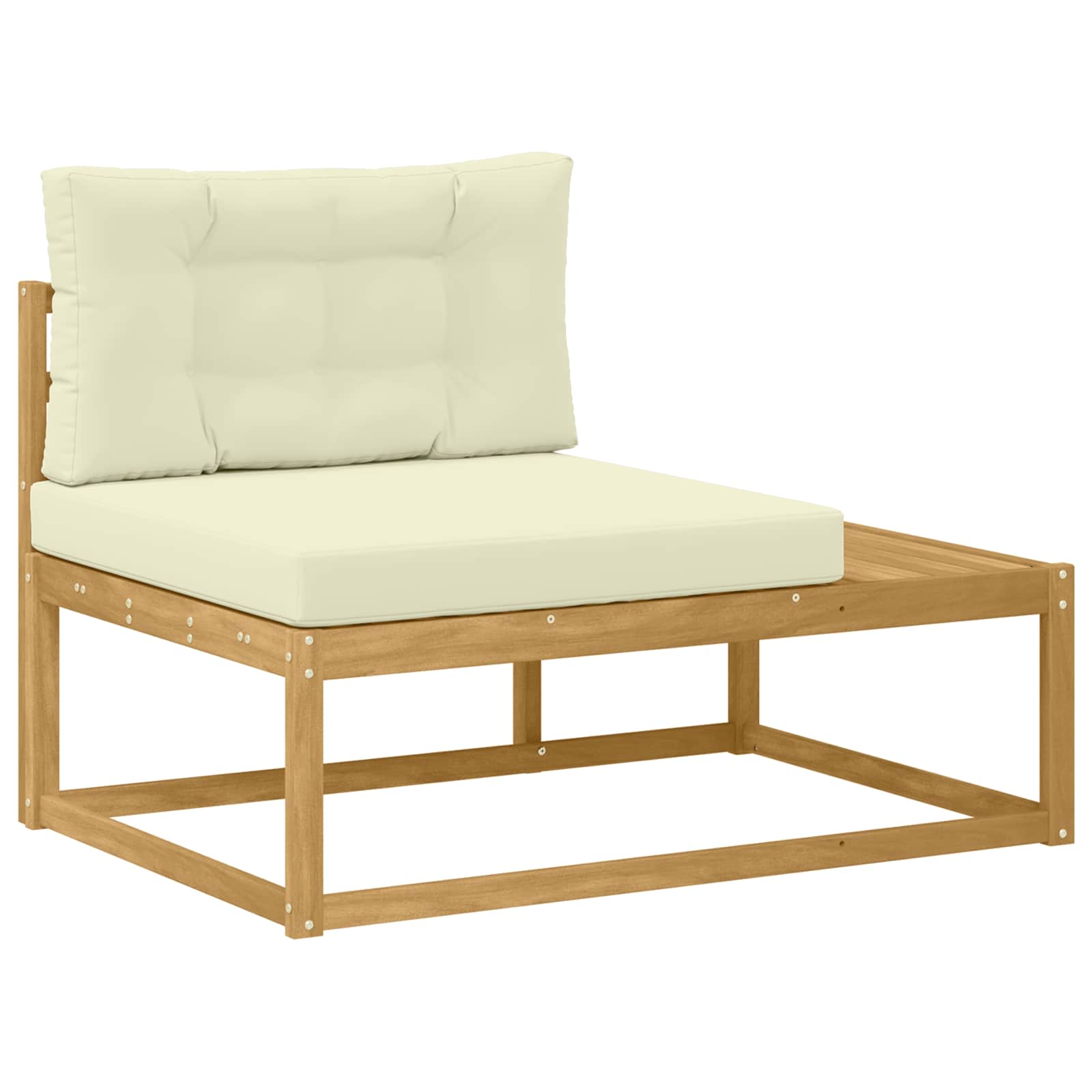 Set vanjskih sofa Bijela 230,5 x 83 x 73 cm Poliester