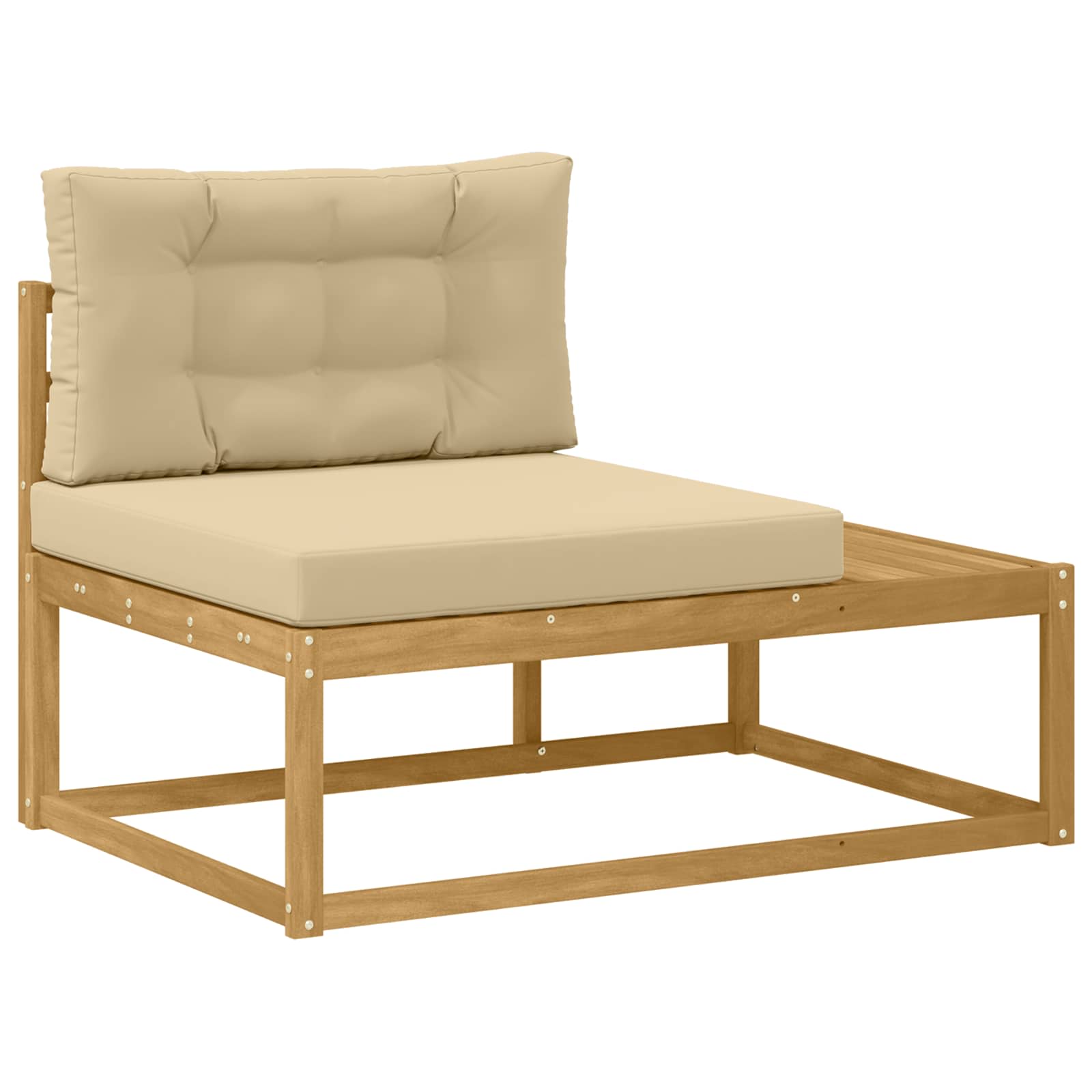 Set vanjskih sofa s jastukom Bijela 79 x 79 x 37 cm Poliester