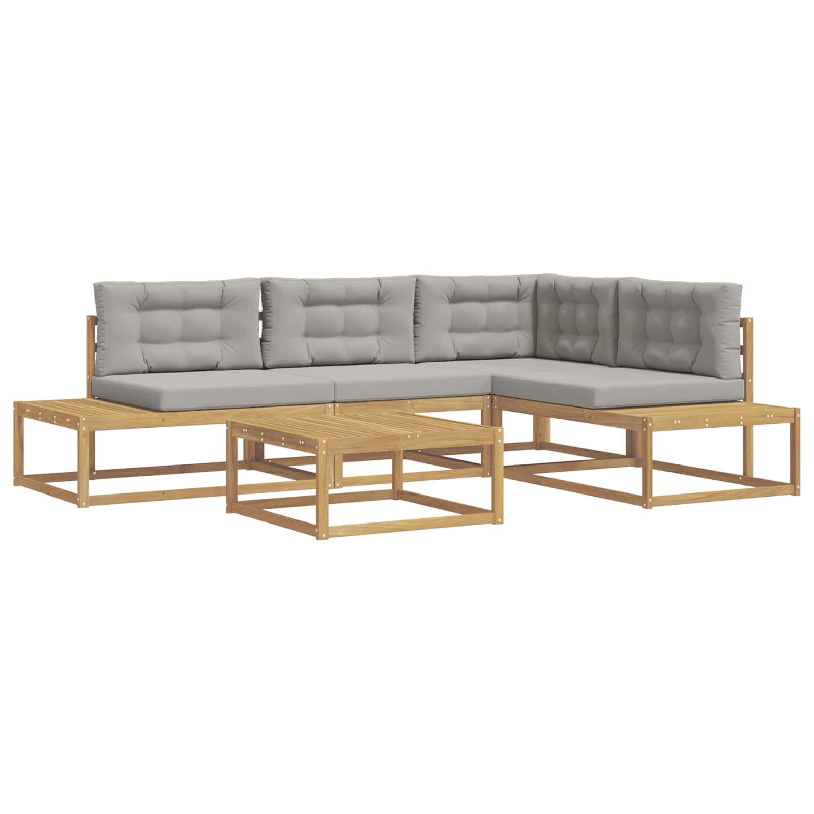 Set vanjskih sofa s jastukom Bijela 79 x 79 x 37 cm Poliester