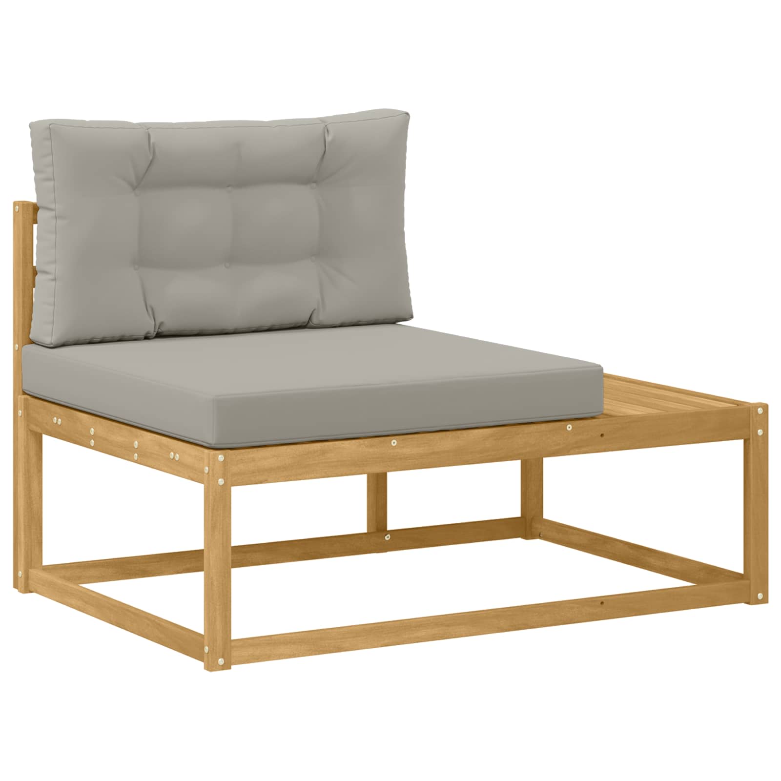 Set vanjskih sofa Bijela 357 x 198,5 x 73 cm Poliester