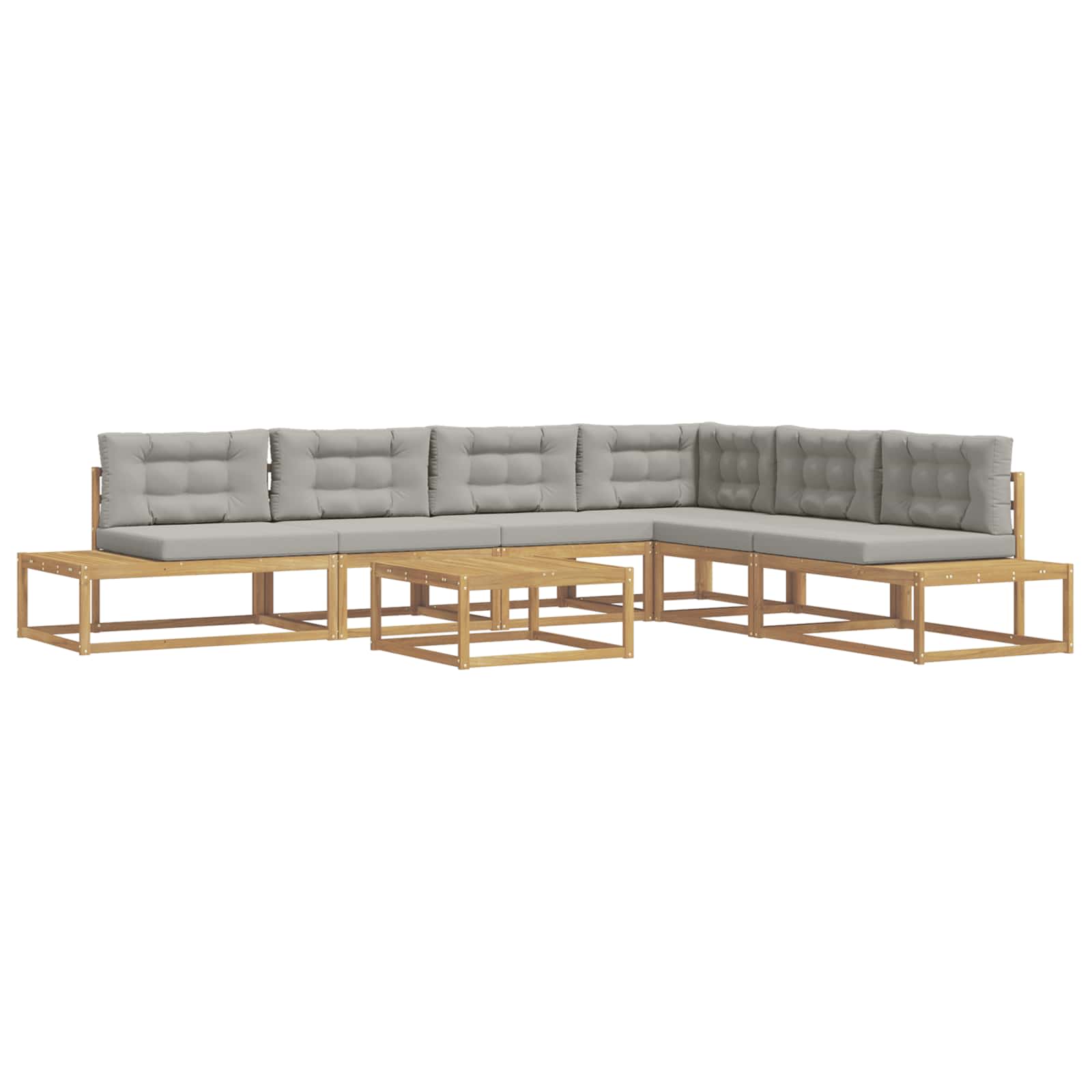 Set vanjskih sofa s jastukom Bijela 79 x 79 x 37 cm Poliester