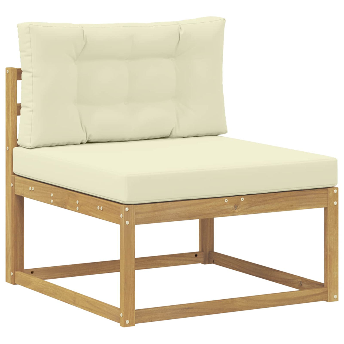 Set vanjskih sofa 10 kom. Bijela i krem