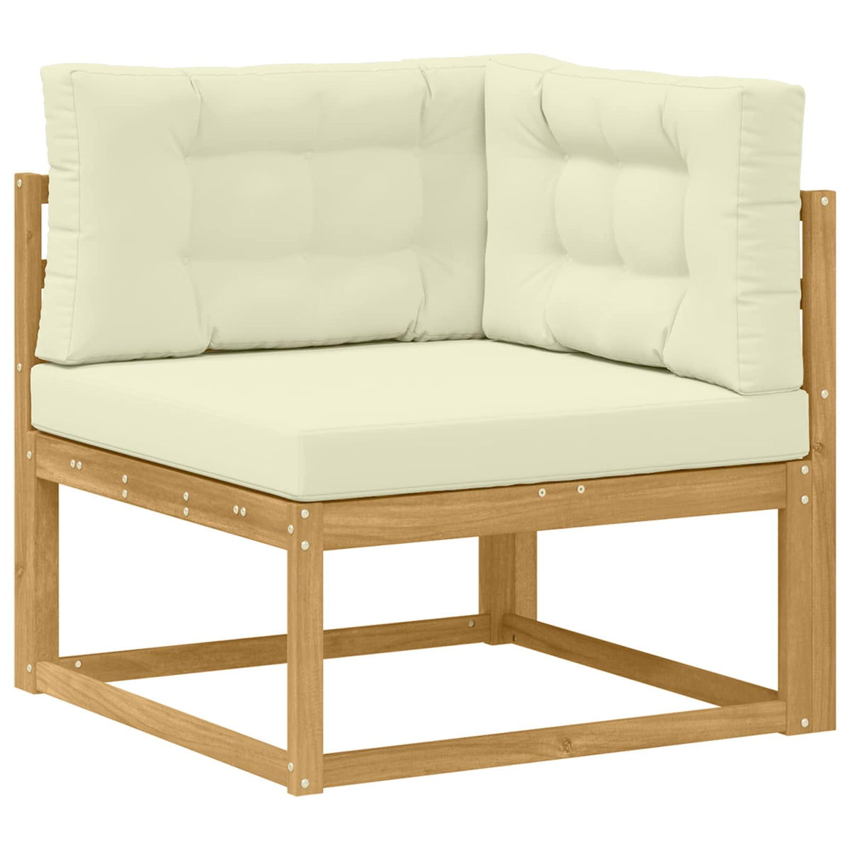 Set vanjskih sofa 10 kom. Bijela i krem