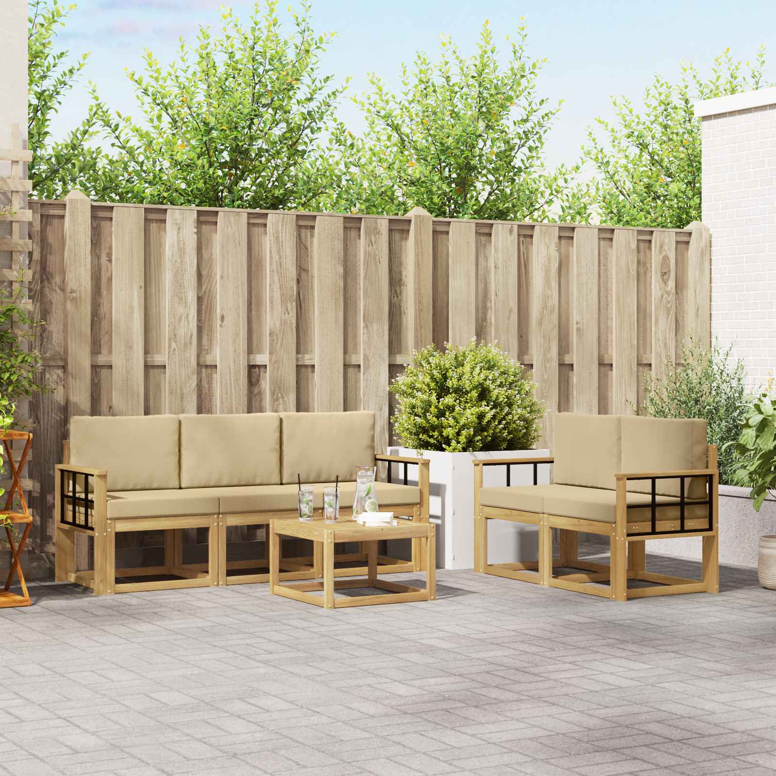 Set vanjskih sofa 6 pcs