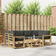 Set vanjskih sofa 7 kom. Bijela i antracit