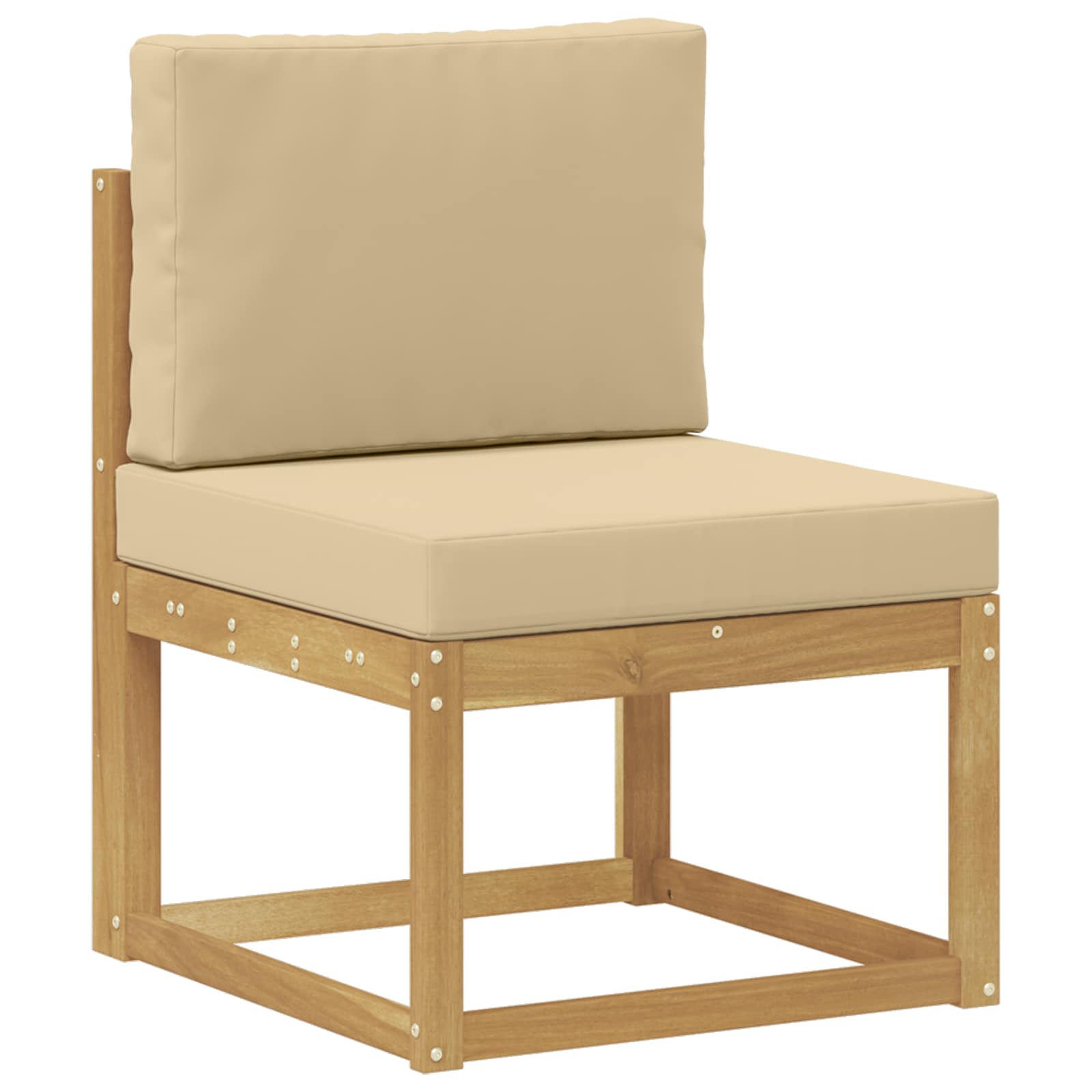 Set vanjskih sofa 7 kom. Bijela i bež