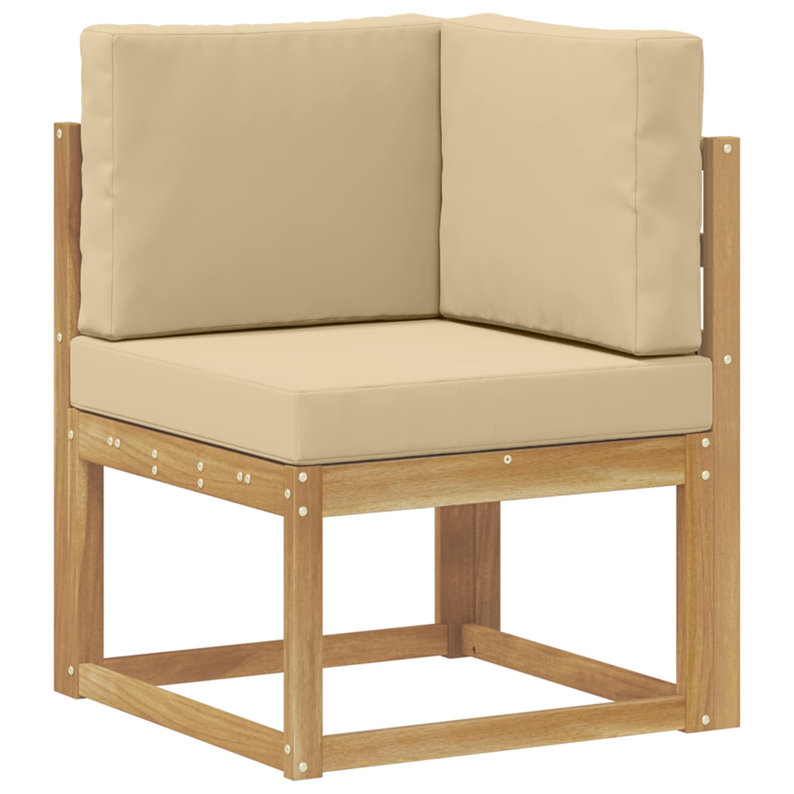 Set vanjskih sofa 7 kom. Bijela i bež