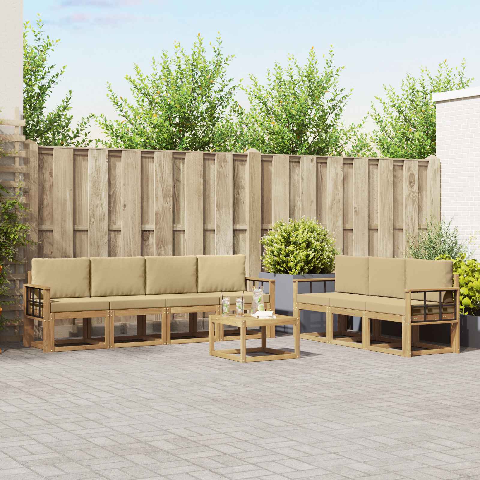 Set vanjskih sofa 7 kom.