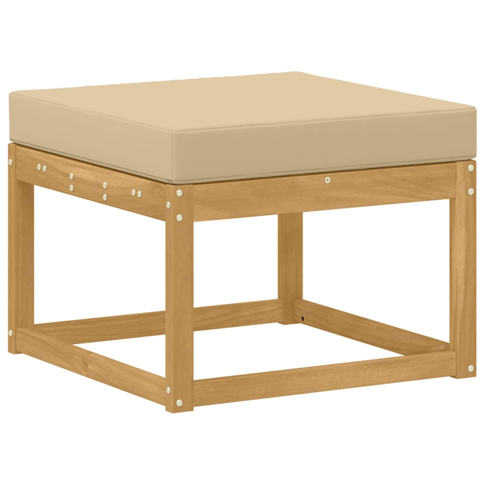 Set vanjskih sofa 6 kom. Bijela i bež