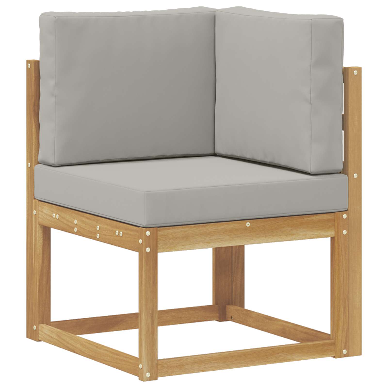 Set vanjskih sofa 8 pcs Bijela i svjetlosiva