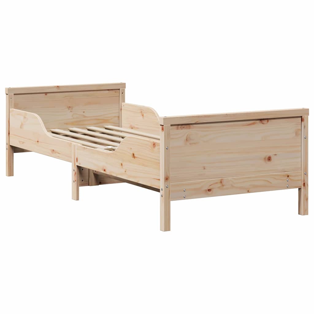 Krevetna konstrukcija Smeđa 80 x 200 cm Konstruirano drvo