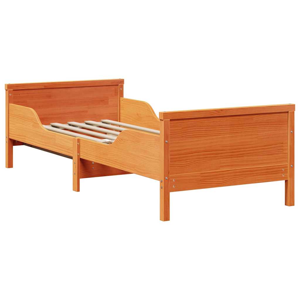 Krevetna konstrukcija Vosak smeđa 80 x 200 cm Konstruirano drvo