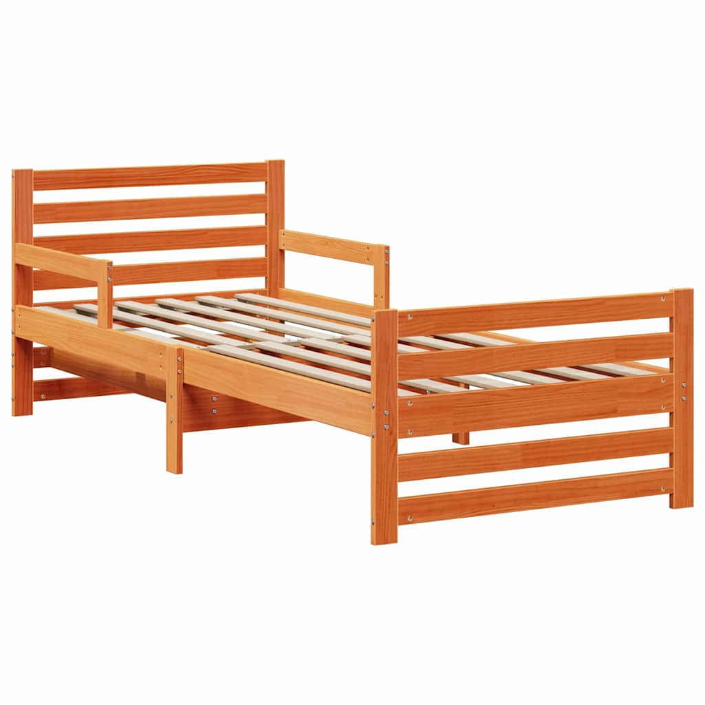 Krevetna konstrukcija Vosak smeđa 80 x 200 cm Konstruirano drvo