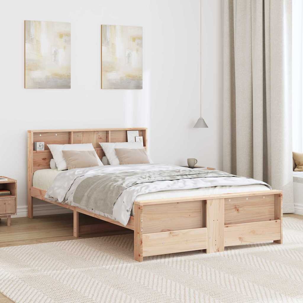 Krevetna konstrukcija Smeđa 120 x 200 cm Konstruirano drvo