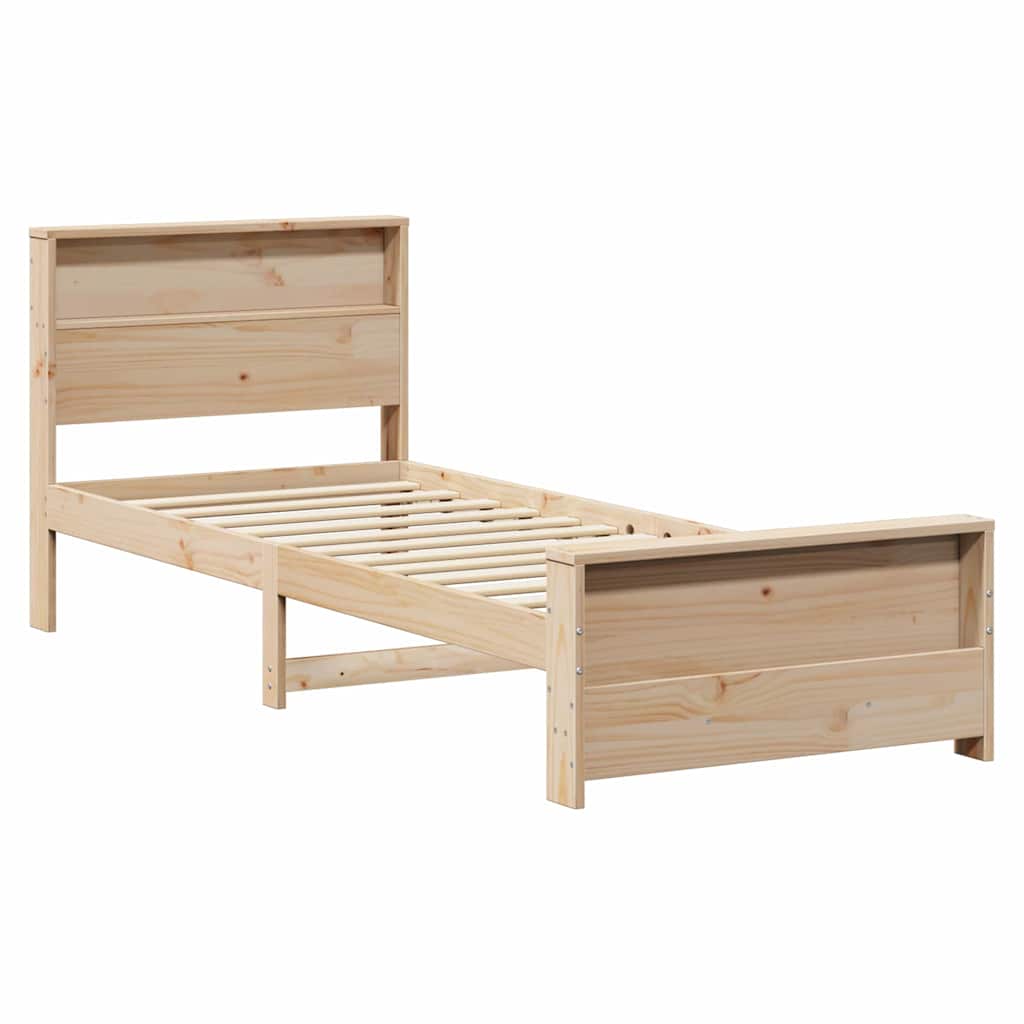 Krevetna konstrukcija Smeđa 100 x 200 cm Konstruirano drvo