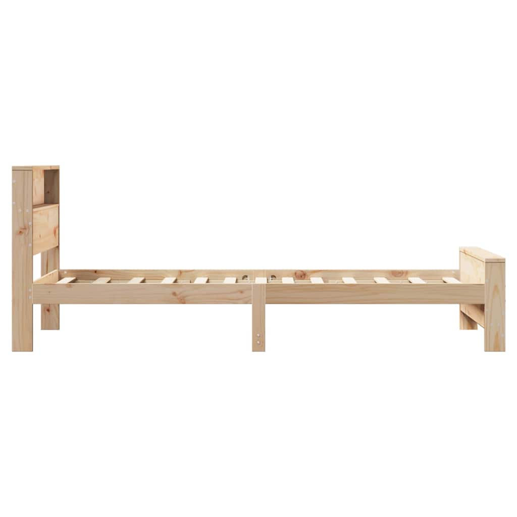 Krevetna konstrukcija Smeđa 100 x 200 cm Konstruirano drvo
