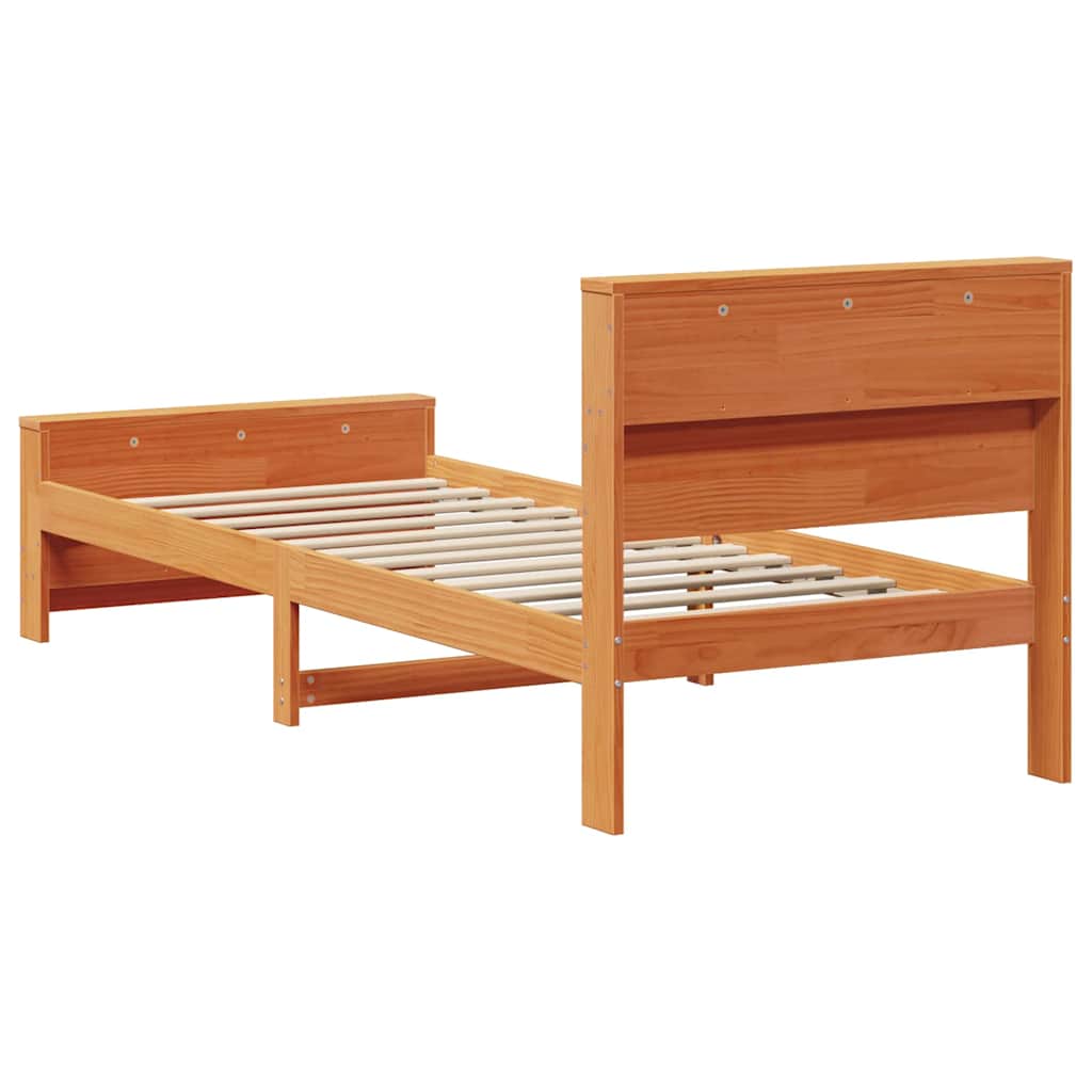 Krevetna konstrukcija Vosak smeđa 80 x 200 cm Konstruirano drvo