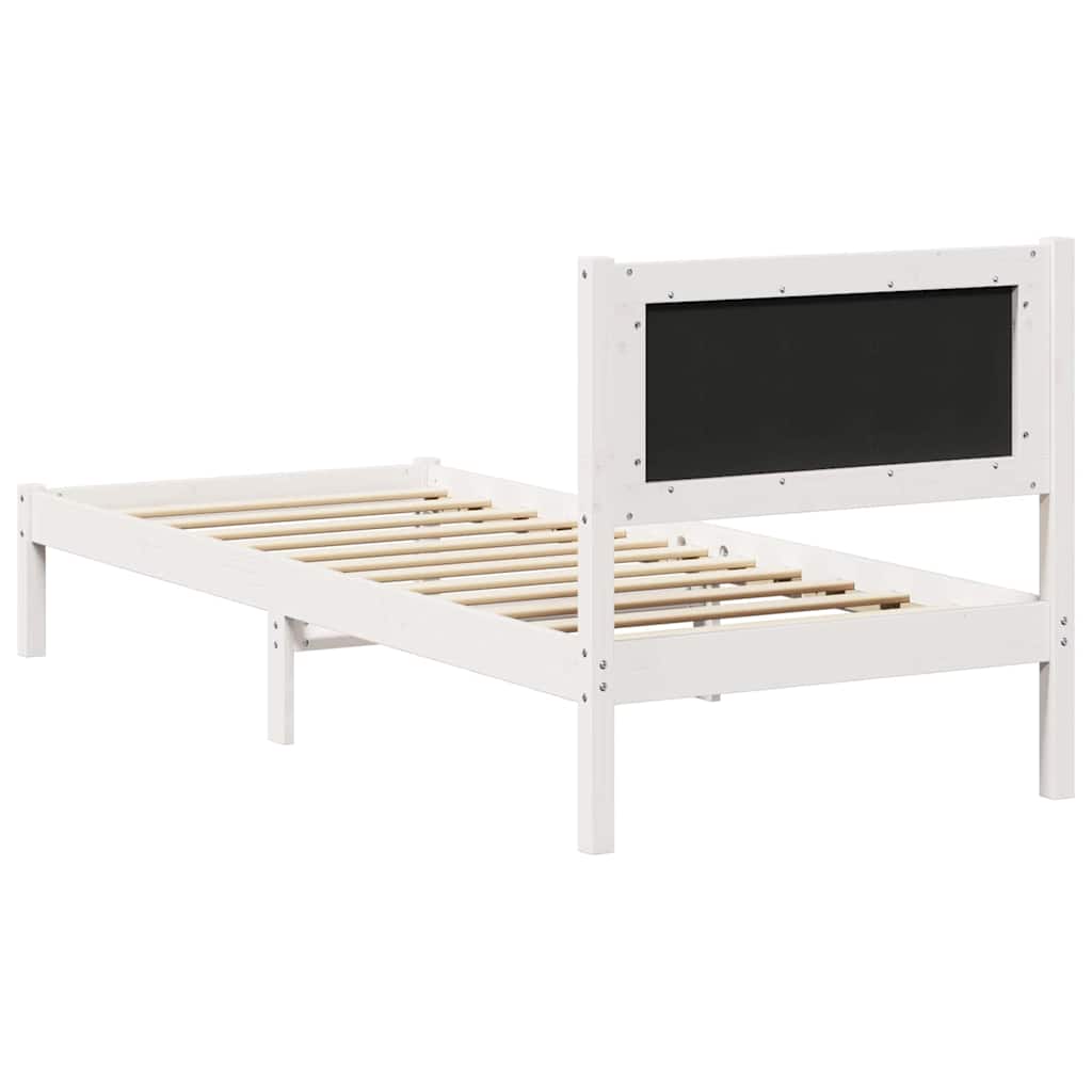 Krevetna konstrukcija s uzglavljem Svijetlo siva 80 x 200 cm