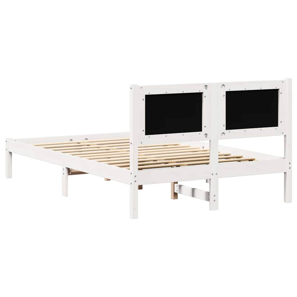 Krevetna konstrukcija s uzglavljem Svijetlo siva 120 x 190 cm