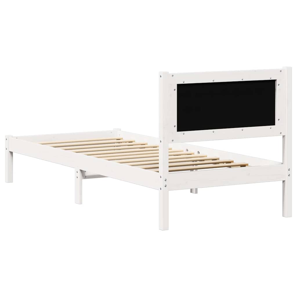 Krevetna konstrukcija s uzglavljem Svijetlo siva 80 x 200 cm