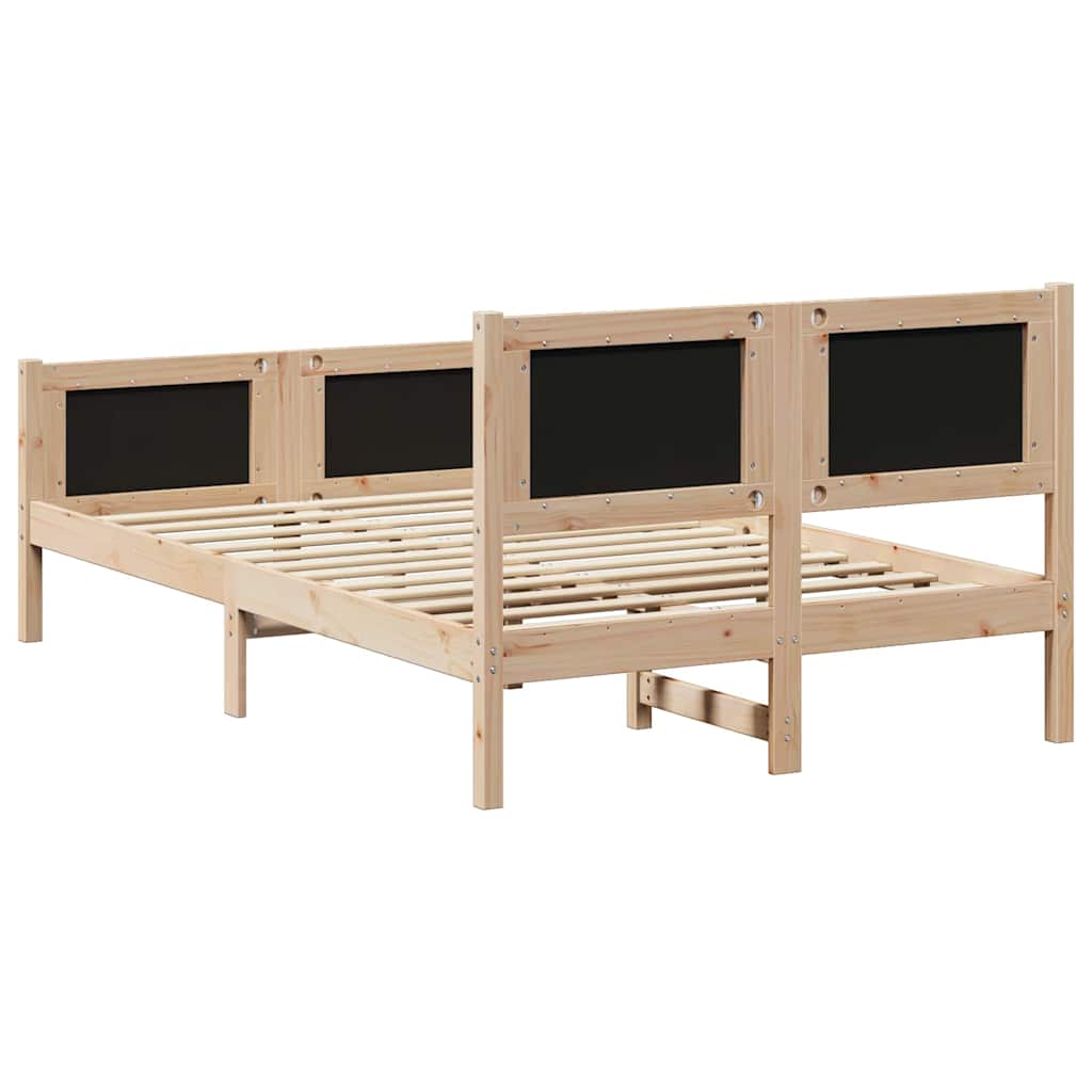 Krevetna konstrukcija Svijetlo siva 120 x 190 cm tkanina