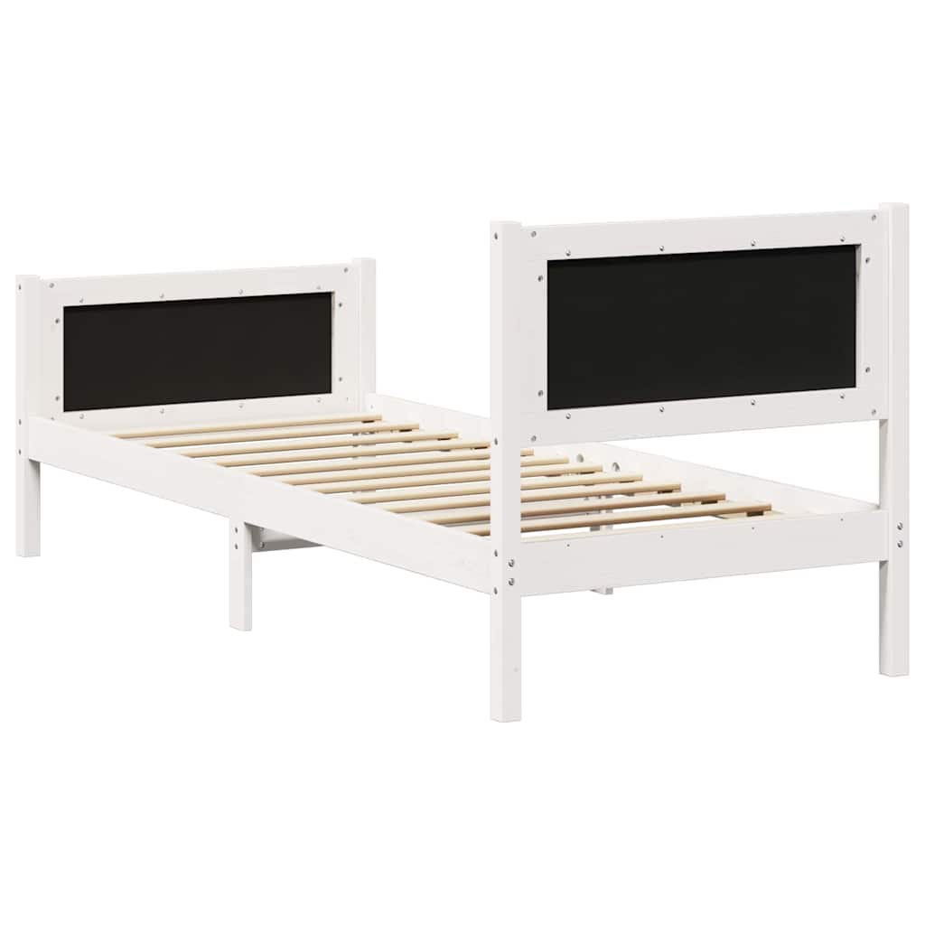 Krevetna konstrukcija Svijetlo siva 75 x 190 cm tkanina