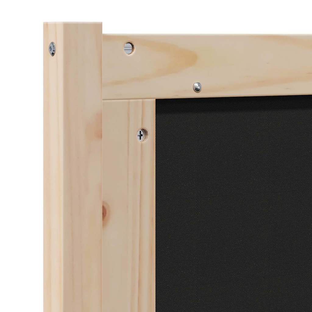 Tapecirani uzglavlje Smeđa 200 cm Čvrsto borovo drvo