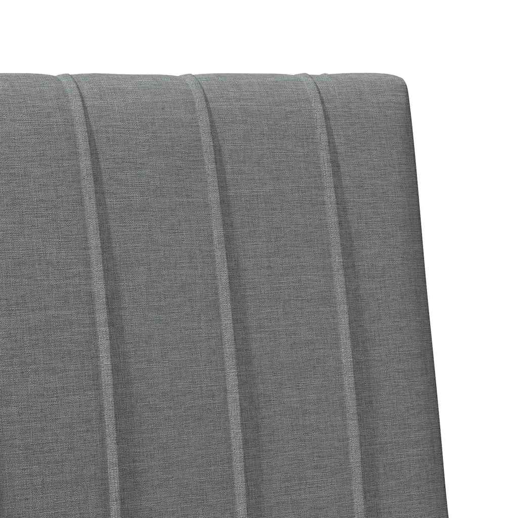 Tapecirani uzglavlje Tamno siva 90 cm Čvrsto borovo drvo