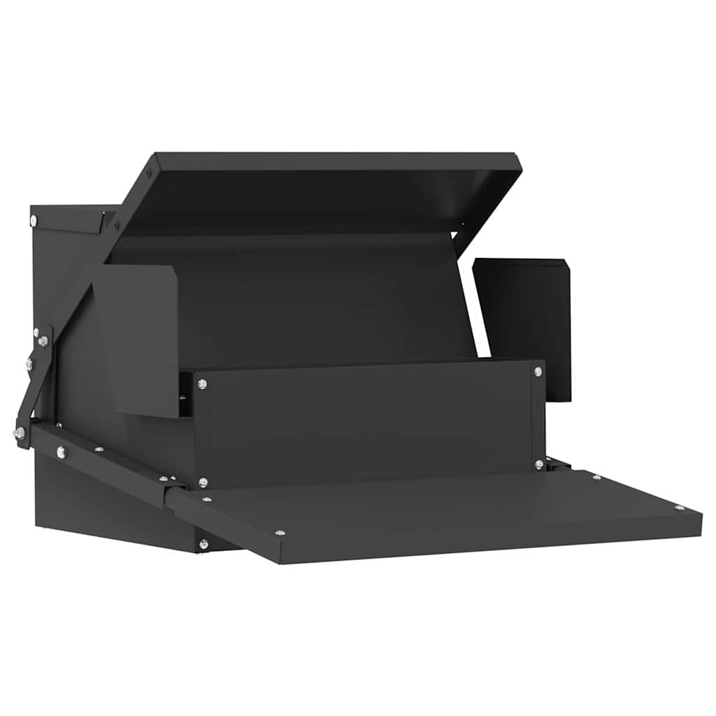 Feeder s nogom za piliće Crna 50 x 40 x 29 cm