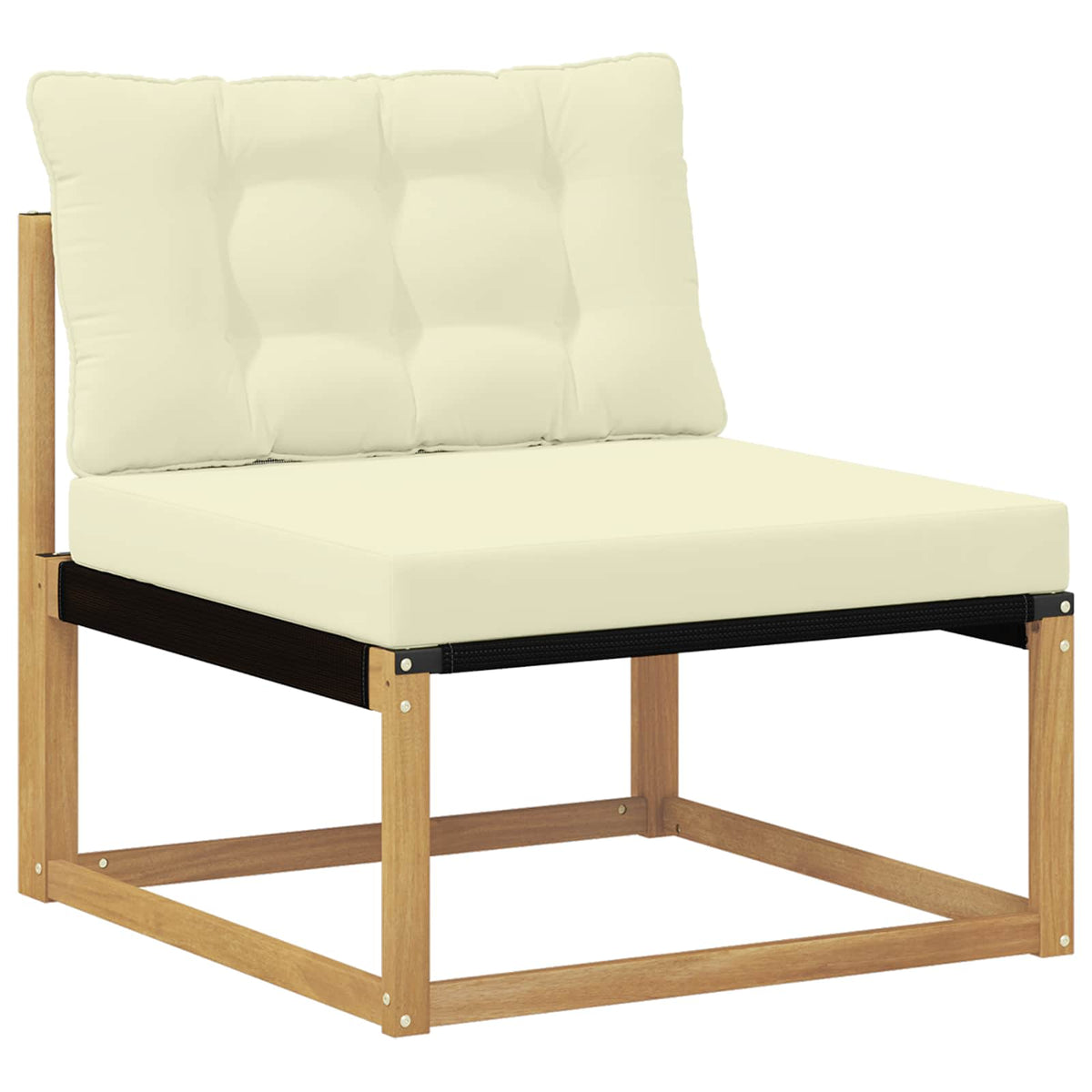 Set vanjskih sofa 3 kom. Bijela i krem