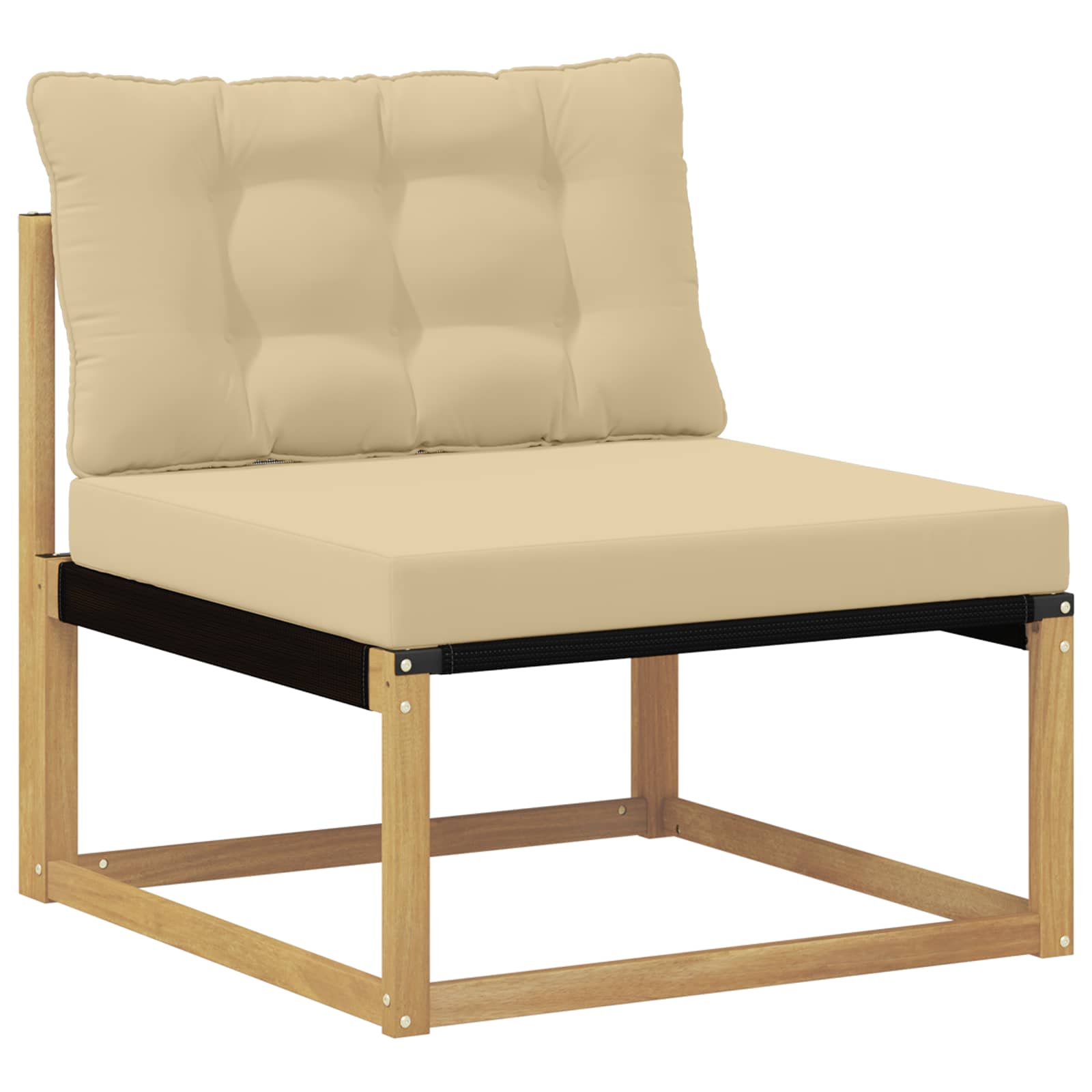 Set vanjskih sofa 8 pcs Bijela i bež