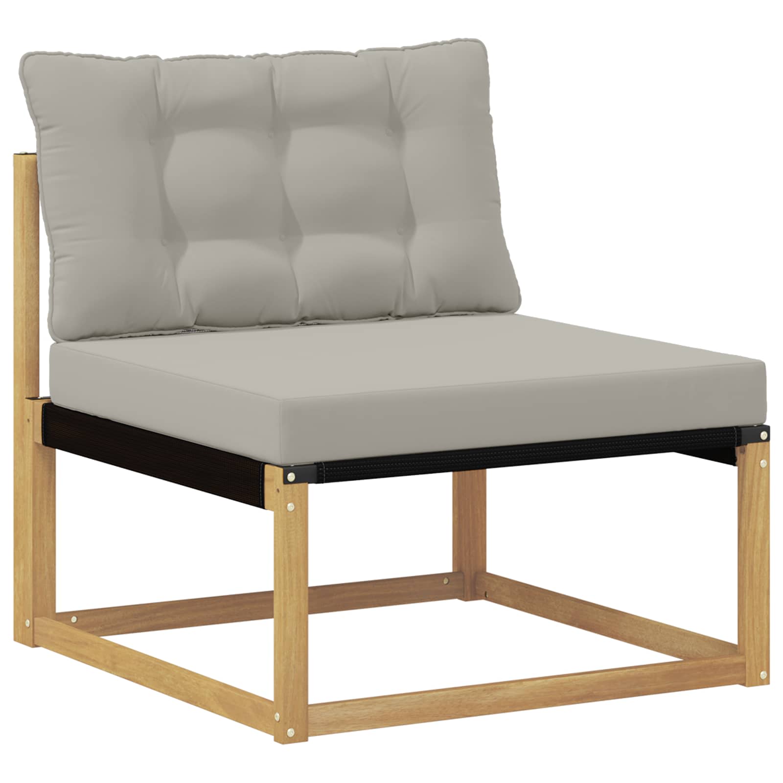 Set vanjskih sofa 5 kom. Bijela i svjetlosiva