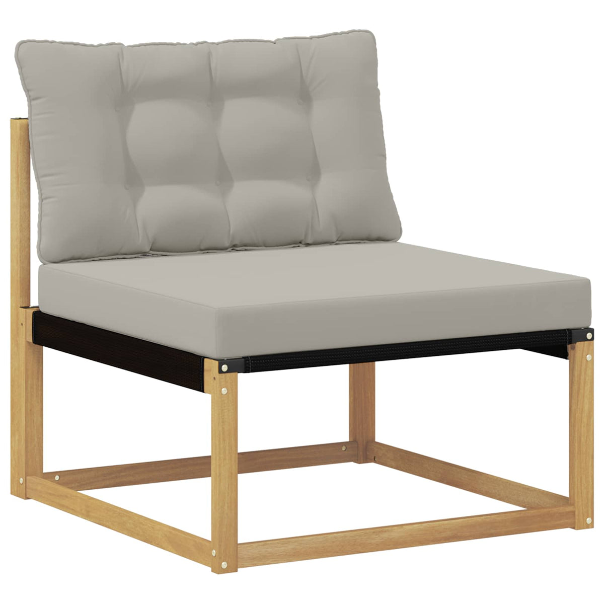 Set vanjskih sofa 6 kom. Bijela i svjetlosiva