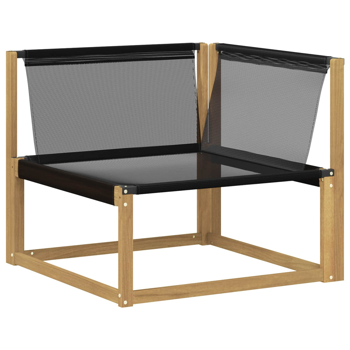 Set vanjskih sofa 9 kom. Bijela i krem Čvrsto drvo akacije