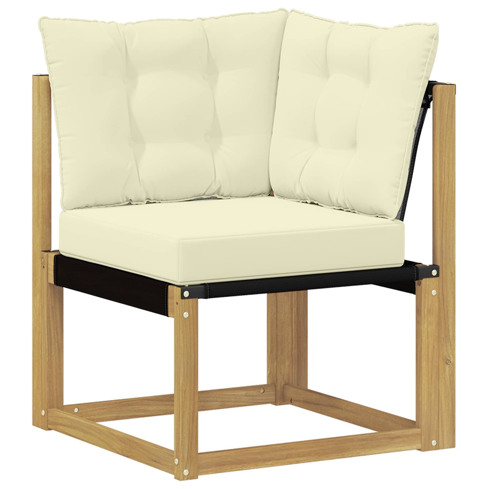 Set vanjskih sofa 7 kom. Bijela i krem